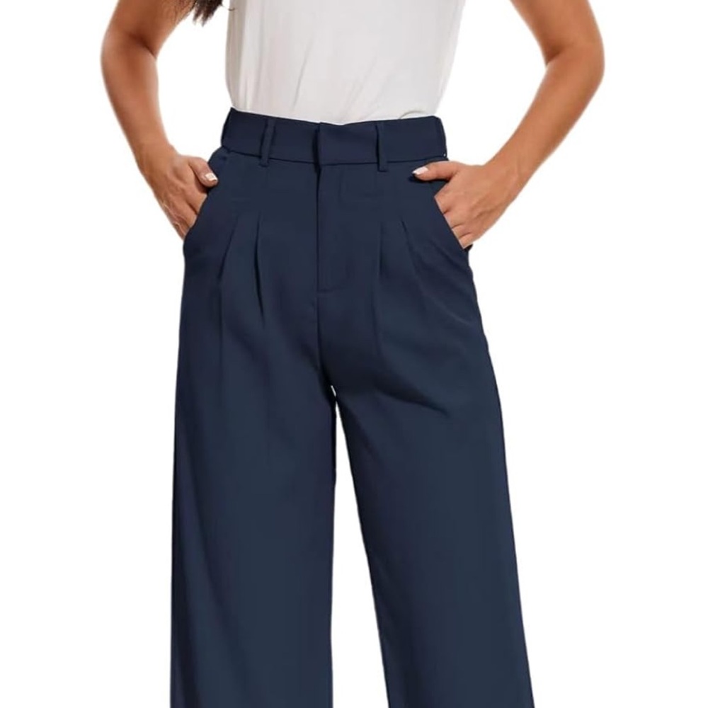 Daisy Grace Wide Leg Pant Navy XS Tall